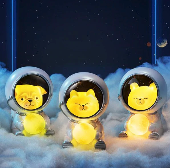 SpaceFurriesLight - Astronaut Animals Night Light